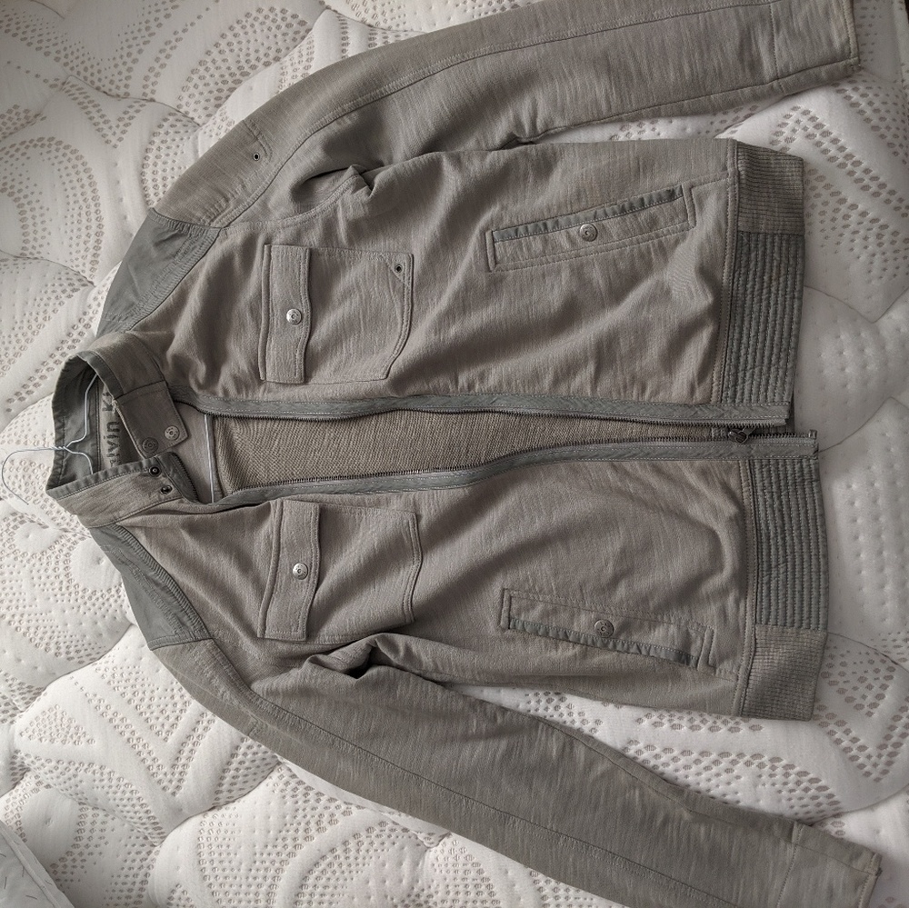 Calvin Klein Slick Sweater Jacket Mens